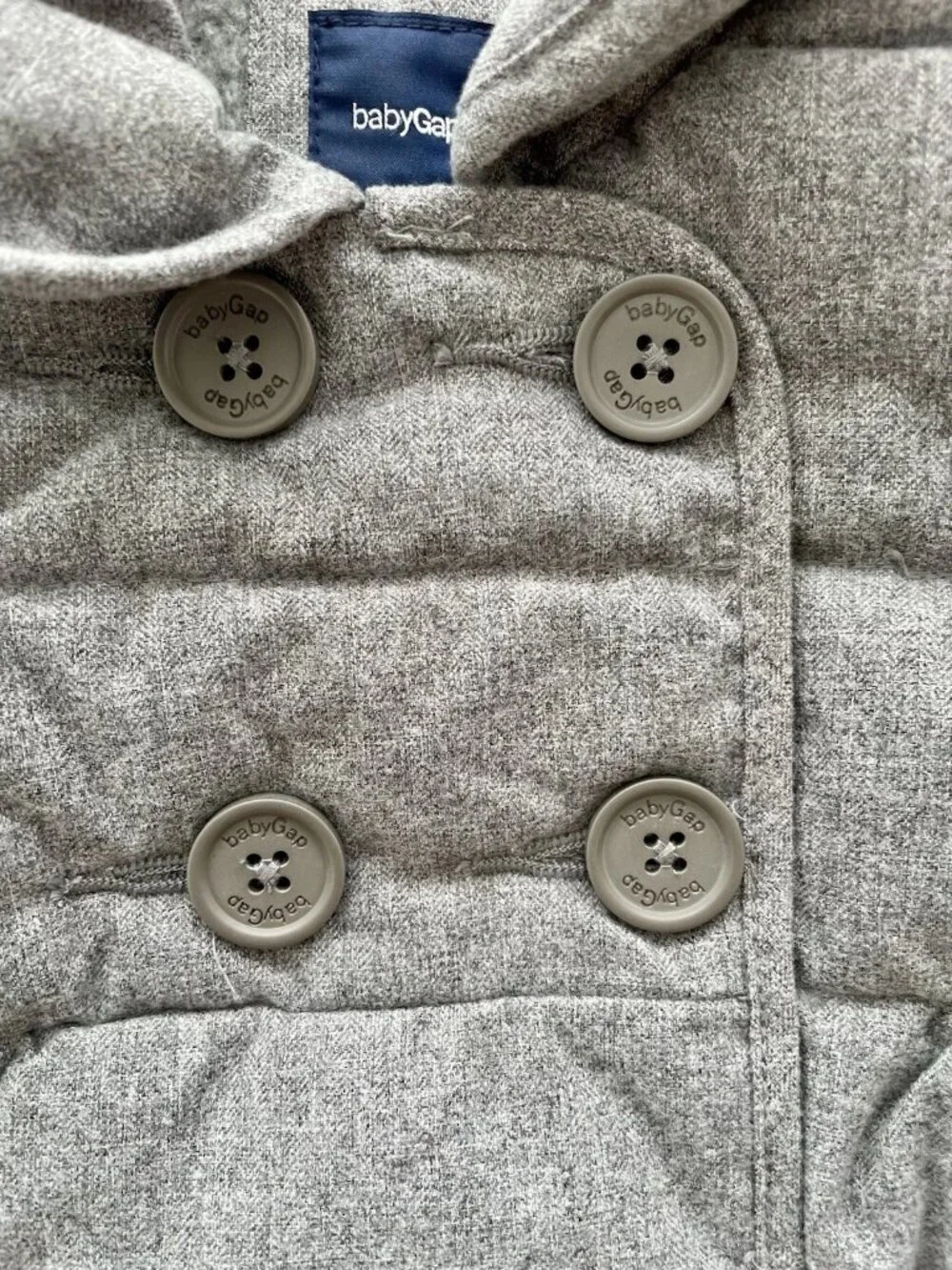 SALE! Baby Gap Infant Winter Gray PUFFER Jacket Coat - Primaloft 18-24 Months